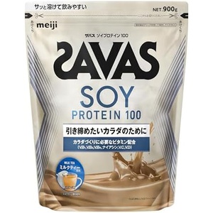 SAVAS 소이 단백질 100 밀크티맛 900g