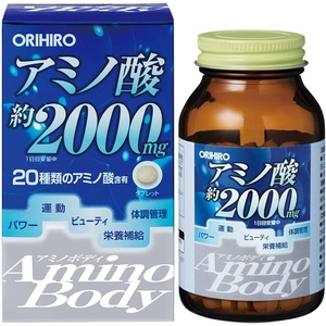 ORIHIRO Amino Body 콩 펩타이드 250알 보조제