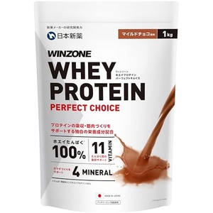 WINZONE 유청 단백질 퍼펙트 초이스 1kg 마일드 초코맛