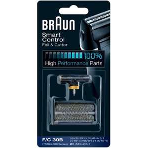 ブラウン(Braun) 브라운 면도기 교체날 시리즈 1/싱크로 프로/싱크로/스마트 컨트롤(1·2·3)/트라이 컨트롤(S)용 블랙 F/C30B【정품】