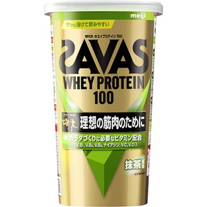 SAVAS 유청 단백질 100 녹차맛 294g